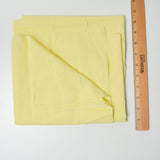 Light Yellow Soft Lightweight Woven Fabric - 34" x 58"