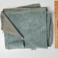 Green Chenille Woven Upholstery Fabric - 27" x 44"