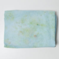 Green + Blue Dyed Aida Cloth Fabric - 26" x 34"