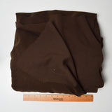 Brown Brushed Surface Thick Woven Fabric - 60" x 100"