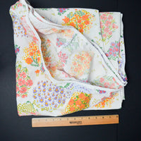 Rock Garden by J.P. Stevens Vintage Floral Print Fitted Sheet - 70" x 72"