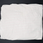 Vintage Pink + White Striped Fitted Sheet - 64" x 72"