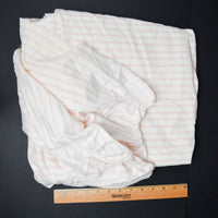 Vintage Pink + White Striped Fitted Sheet - 64" x 72"