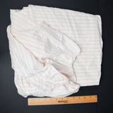 Vintage Pink + White Striped Fitted Sheet - 64" x 72"