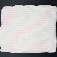 Vintage Pink + White Striped Fitted Sheet - 64" x 72"