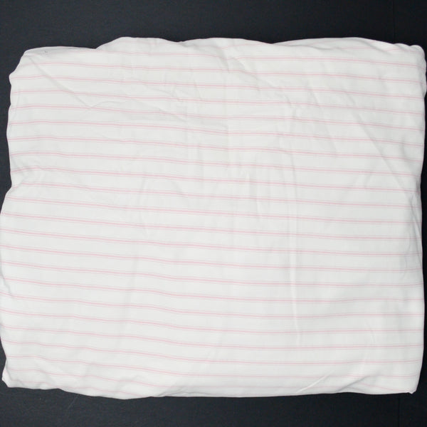 Vintage Pink + White Striped Fitted Sheet - 64" x 72"