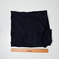 Black Lightweight Woven Fabric with Seam - 37" x 110"