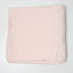 Pastel Pink Lightweight Woven Fabric - 56" x 62"