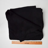 Black Thick Fleece Fabric - 48" x 60"