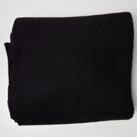 Black Thick Fleece Fabric - 48" x 60"