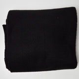 Black Thick Fleece Fabric - 48" x 60"
