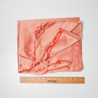 Peach Textured Silky Woven Fabric - 40" x 92"
