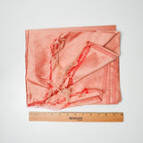 Peach Textured Silky Woven Fabric - 40" x 92"