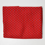 Red + Blue Floral Flowy Fabric - 45" x 80"