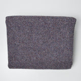 Purple-Gray Thick Woolly Woven Fabric - 30" x 58"