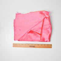 Bright Pink Cross-Color Silky Woven Fabric - 40" x 120"