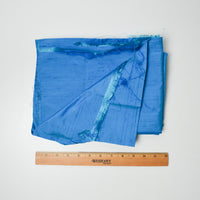 Blue Textured Silky Woven Fabric - 44" x 96"