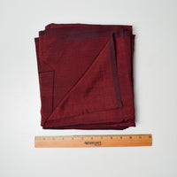 Dark Red Lightweight Woven Fabric - 40" x 144"