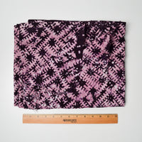 Purple Resist-Dyed Woven Fabric - 44" x 96"