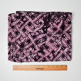 Purple Resist-Dyed Woven Fabric - 44" x 96"