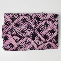 Purple Resist-Dyed Woven Fabric - 44" x 96"