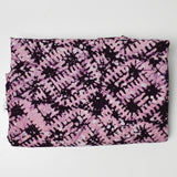 Purple Resist-Dyed Woven Fabric - 44" x 96"
