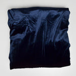 Dark Blue + Red Stretch Velvet Fabric - 62" x 132"