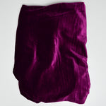 Dark Plum Spandex Velvet Knit Fabric - 41" x 60"