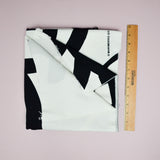 Black + White "Joonas" by Marimekko Canvas Woven Fabric - 38" x 40"