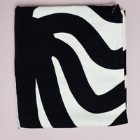 Black + White "Joonas" by Marimekko Canvas Woven Fabric - 38" x 40"