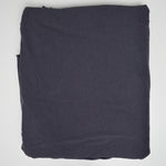 Dark Gray Fleece Backed Jersey Knit Fabric - 64" x 104"