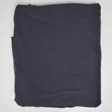 Dark Gray Fleece Backed Jersey Knit Fabric - 64" x 104"