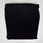 Black Thick Stretch Knit Fabric - 62" x 144"