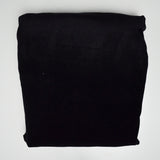 Black Thick Stretch Knit Fabric - 62" x 144"