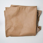 Light Brown Leather - 64" x 66" (Irregular Shape)