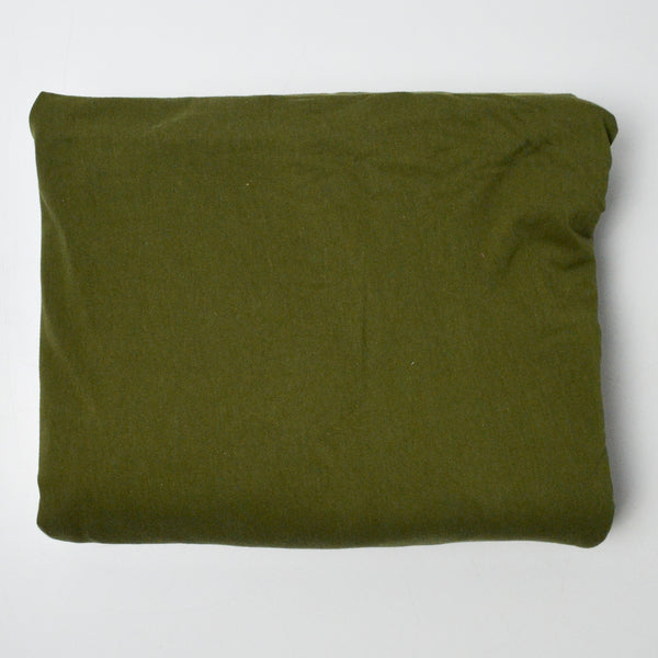 Olive Green Soft Jersey Knit Fabric - 64" x 104"