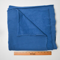 Blue Fleece Backed Jersey Knit Fabric - 56" x 56"