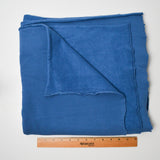 Blue Fleece Backed Jersey Knit Fabric - 56" x 56"