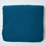Dark Teal Fleece Backed Jersey Knit Fabric - 54" x 104"