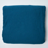 Dark Teal Fleece Backed Jersey Knit Fabric - 54" x 104"