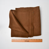 Brown Faux Suede Fabric - 42" x 60"
