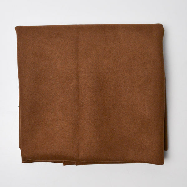 Brown Faux Suede Fabric - 42" x 60"