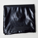 Black Wet Look Stretch Knit Fabric - 60" x 70"