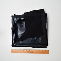 Black Wet Look Stretch Knit Fabric - 60" x 70"