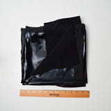 Black Wet Look Stretch Knit Fabric - 60" x 70"