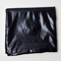 Black Wet Look Stretch Knit Fabric - 60" x 70"