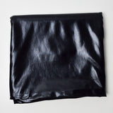 Black Wet Look Stretch Knit Fabric - 60" x 70"