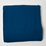 Dark Teal Fleece Backed Jersey Knit Fabric - 60" x 66"