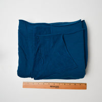 Dark Teal Fleece Backed Jersey Knit Fabric - 60" x 66"