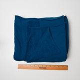 Dark Teal Fleece Backed Jersey Knit Fabric - 60" x 66"